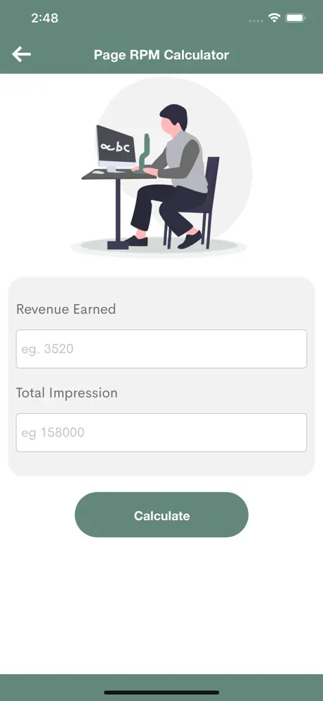 eCPM, CTR, RPM Calculator