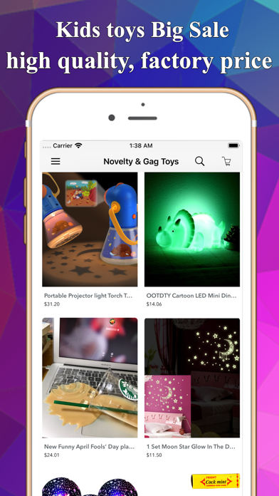 Kids Toy Shopping Online Store Screenshot