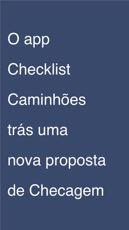CheckList Caminhões
