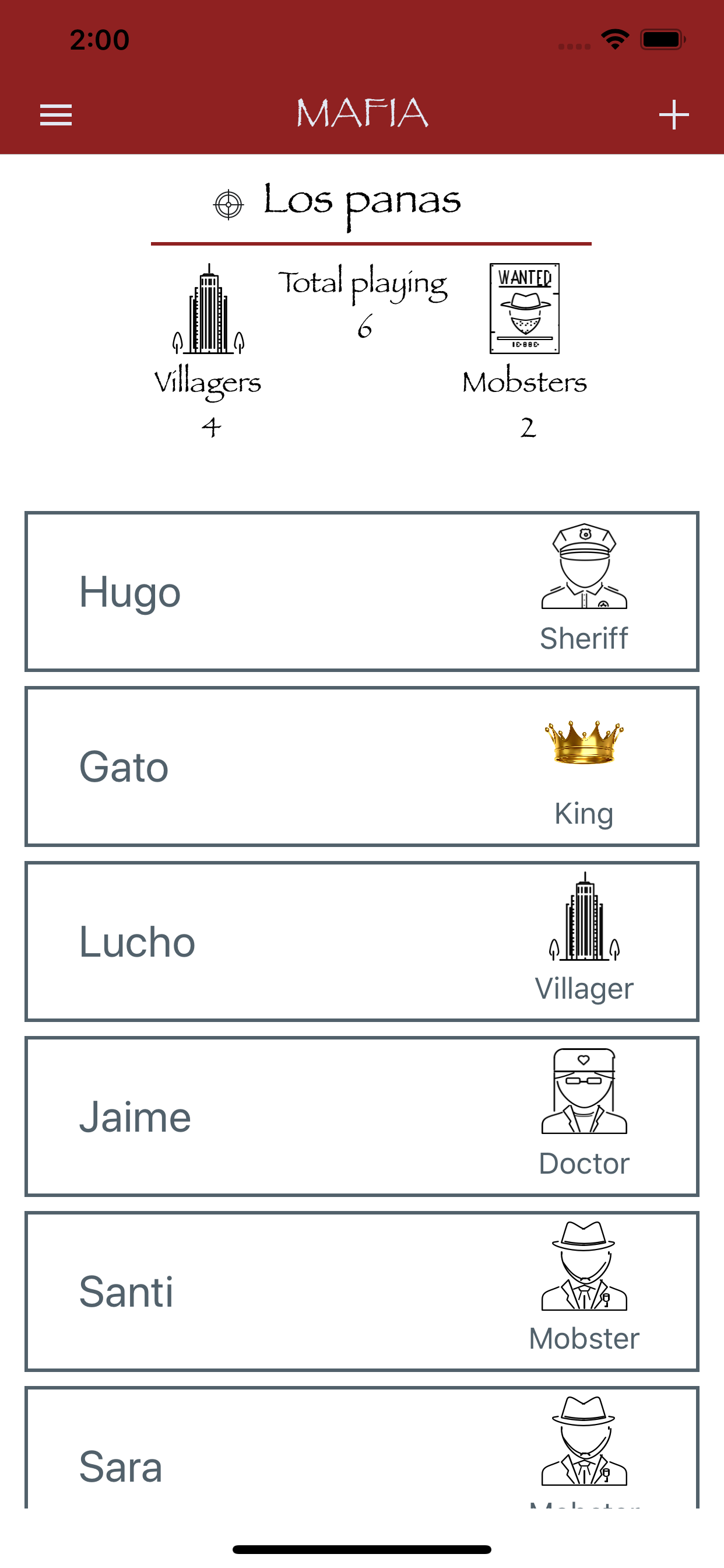 Mafia Role Game screenshot 5