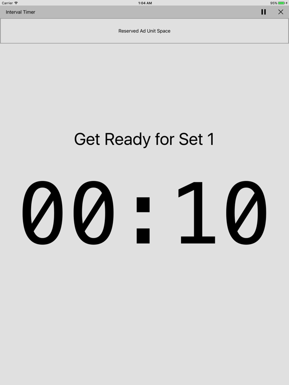 Screenshot #5 pour Interval Timer - Just SW