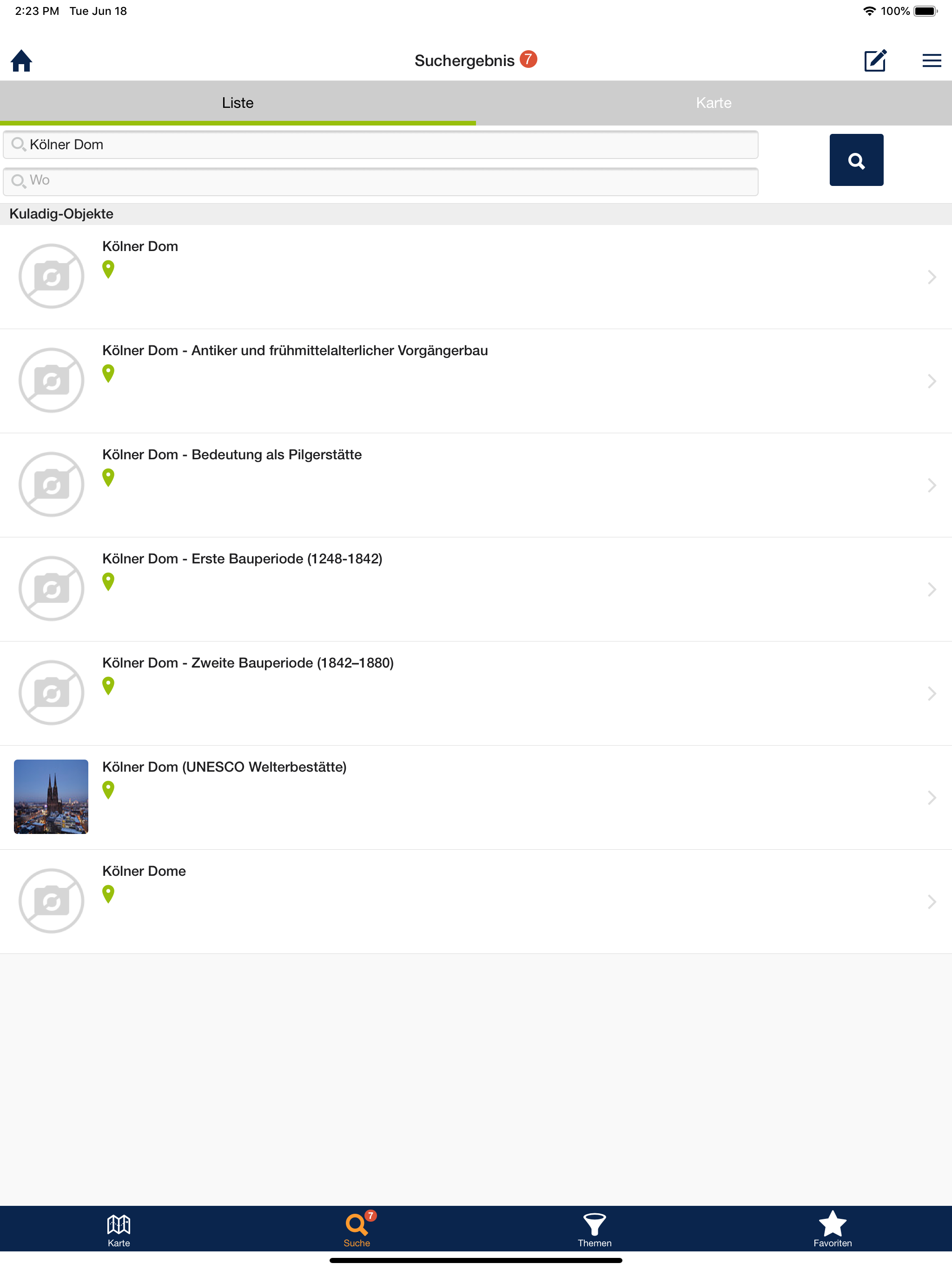 KuLaDig screenshot 9