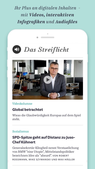 Süddeutsche Zeitung Screenshot