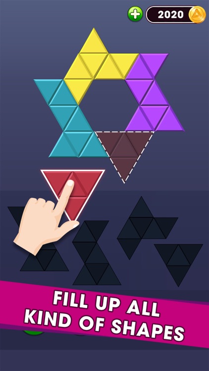 Triangle Puzzle - Block Hexa