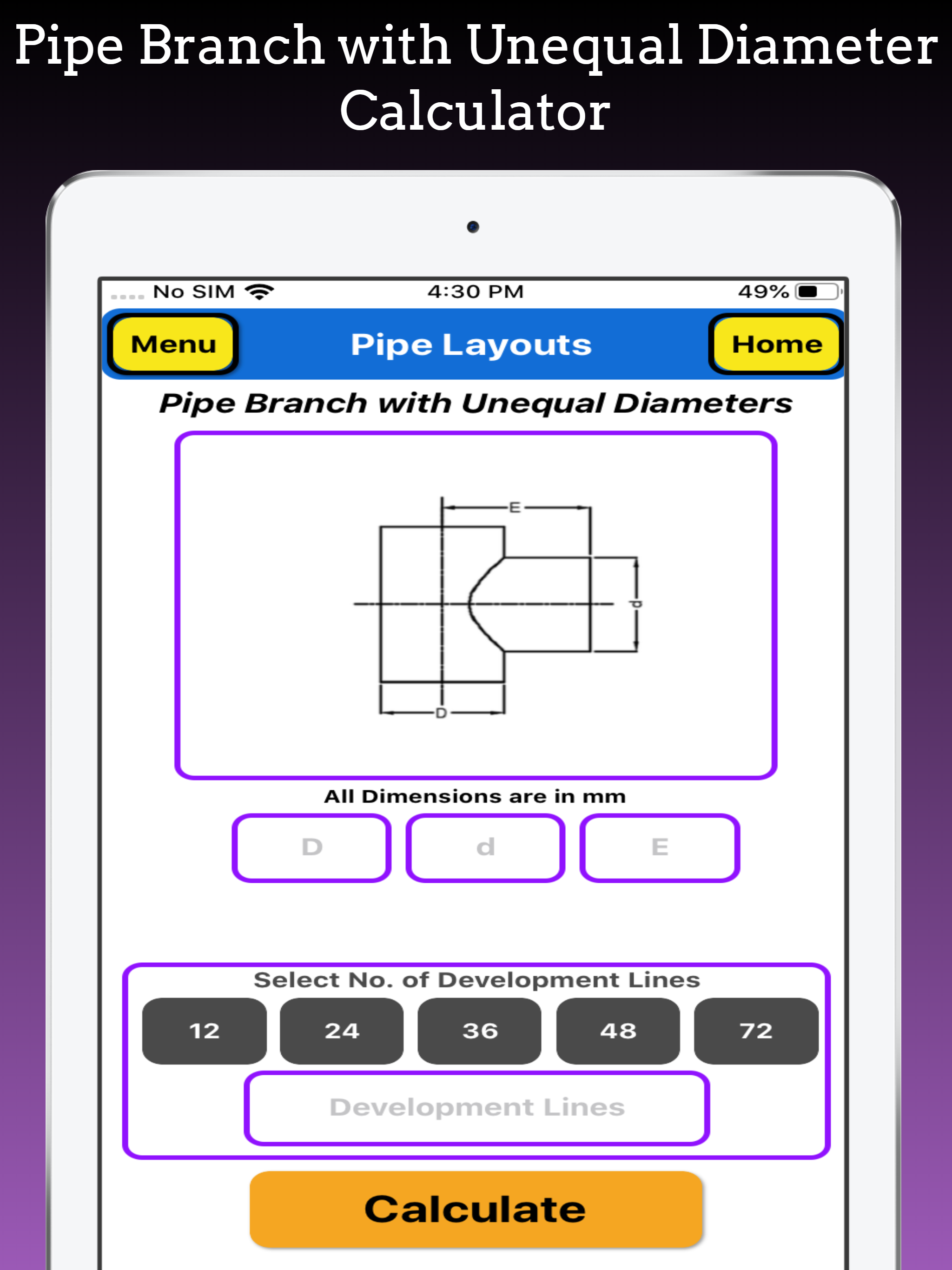 Branch Pipe Layouts