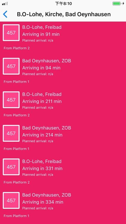 Purposeful search - station