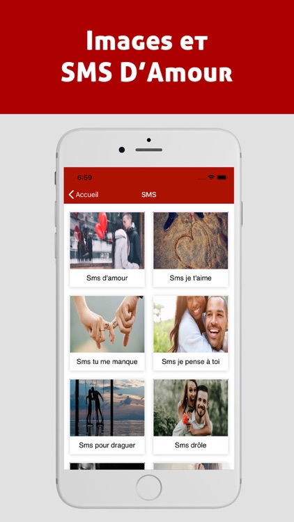 Images et sms d'amour