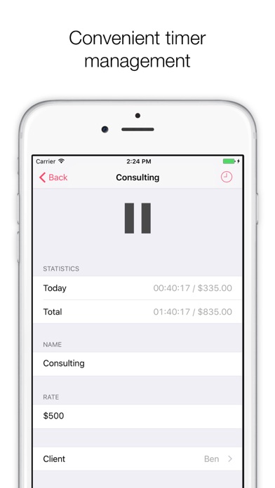 Solo: Time Tracker & Invoicing screenshot 2