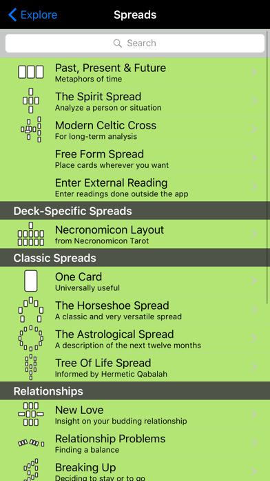 Screenshot #3 pour Necronomicon Tarot