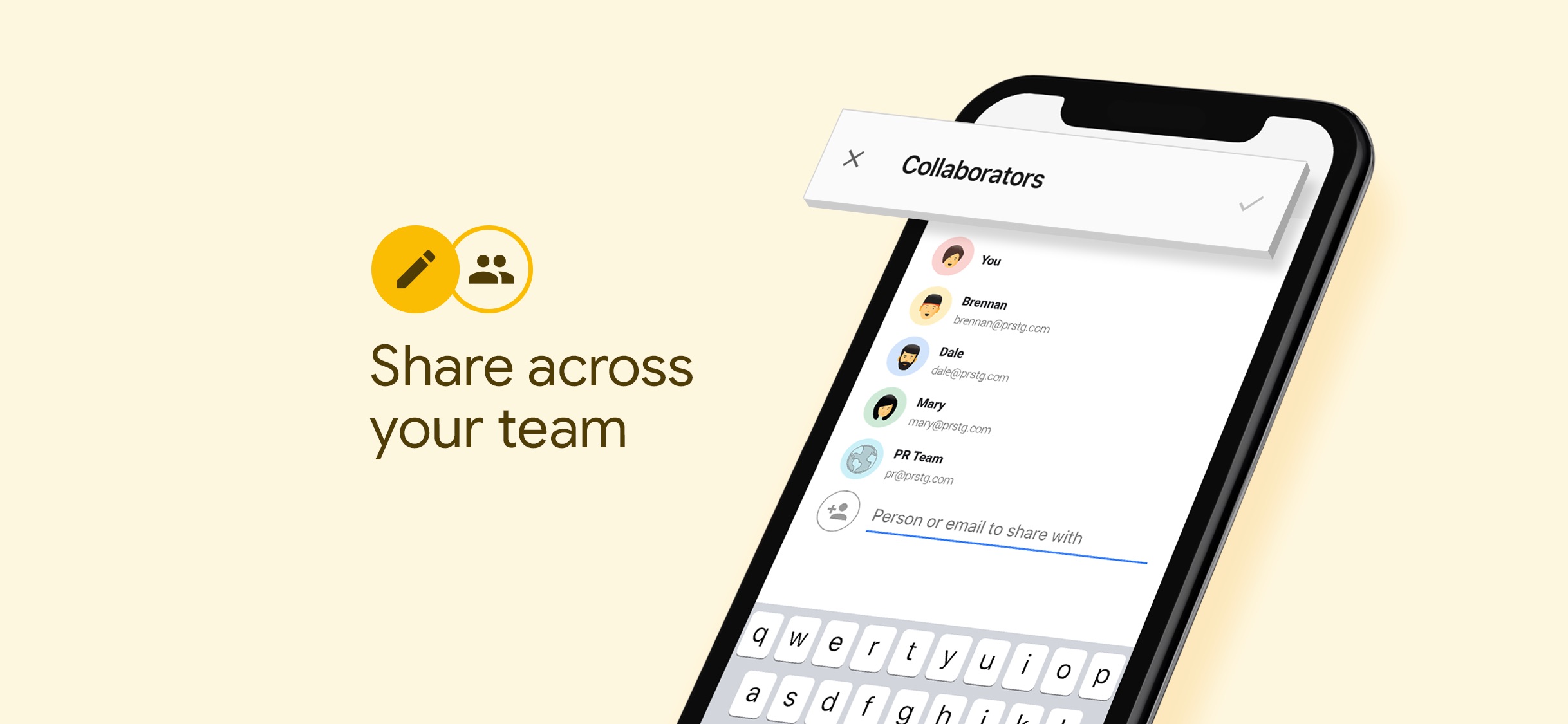 Screenshot do app Google Keep: notas e listas