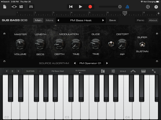 LE01 | Bass 808 Synth + AUv3 iPad app afbeelding 3