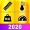 * Handy Conversion Calculator App For 12 Categories & 140+ Units *