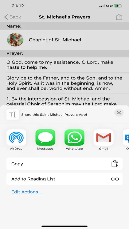 Saint Michael Prayers ekran görüntüsü 3 / 3