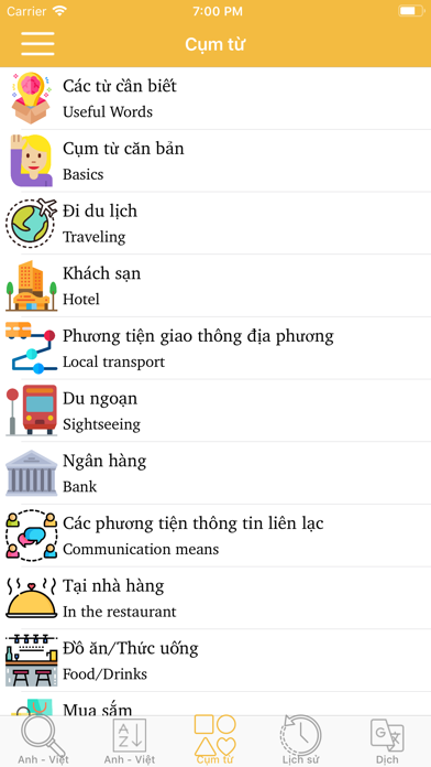 Tu Dien Anh Viet - Offline Screenshot