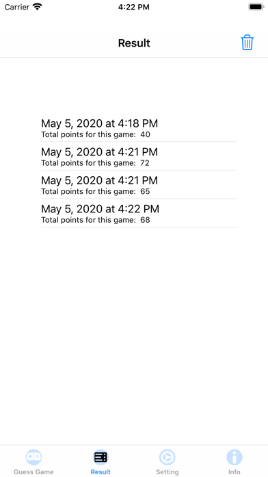 App screenshot
