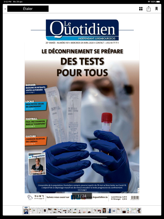 Screenshot #5 pour Le Quotidien ePaper