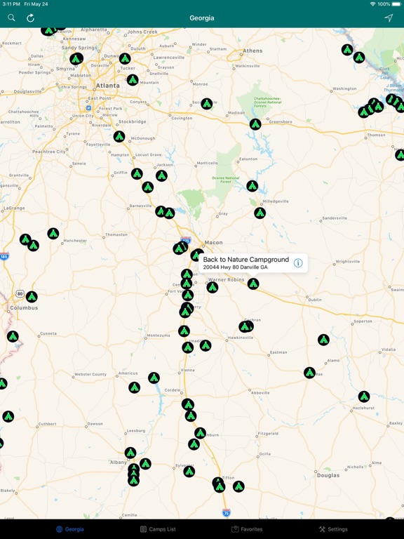 Screenshot #4 pour Georgia & Tennessee Camps RVs