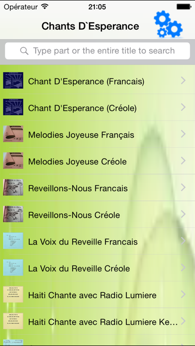 Screenshot #1 pour Chants D'Esperance - melodies