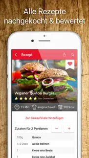 rezepte von bild der frau iphone bildschirmfoto 2
