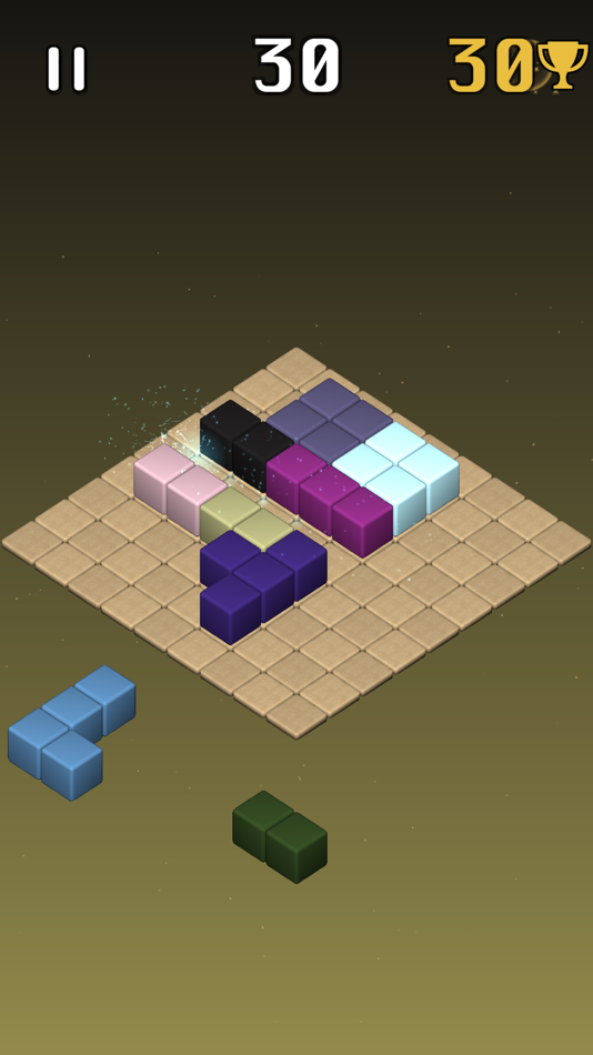 #5. Block Drop - 3d Cubes Puzzle (iOS) By: Fernando Gonzalez Frias