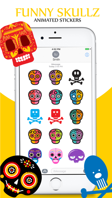 How to cancel & delete Animated Skulls from iphone & ipad 3