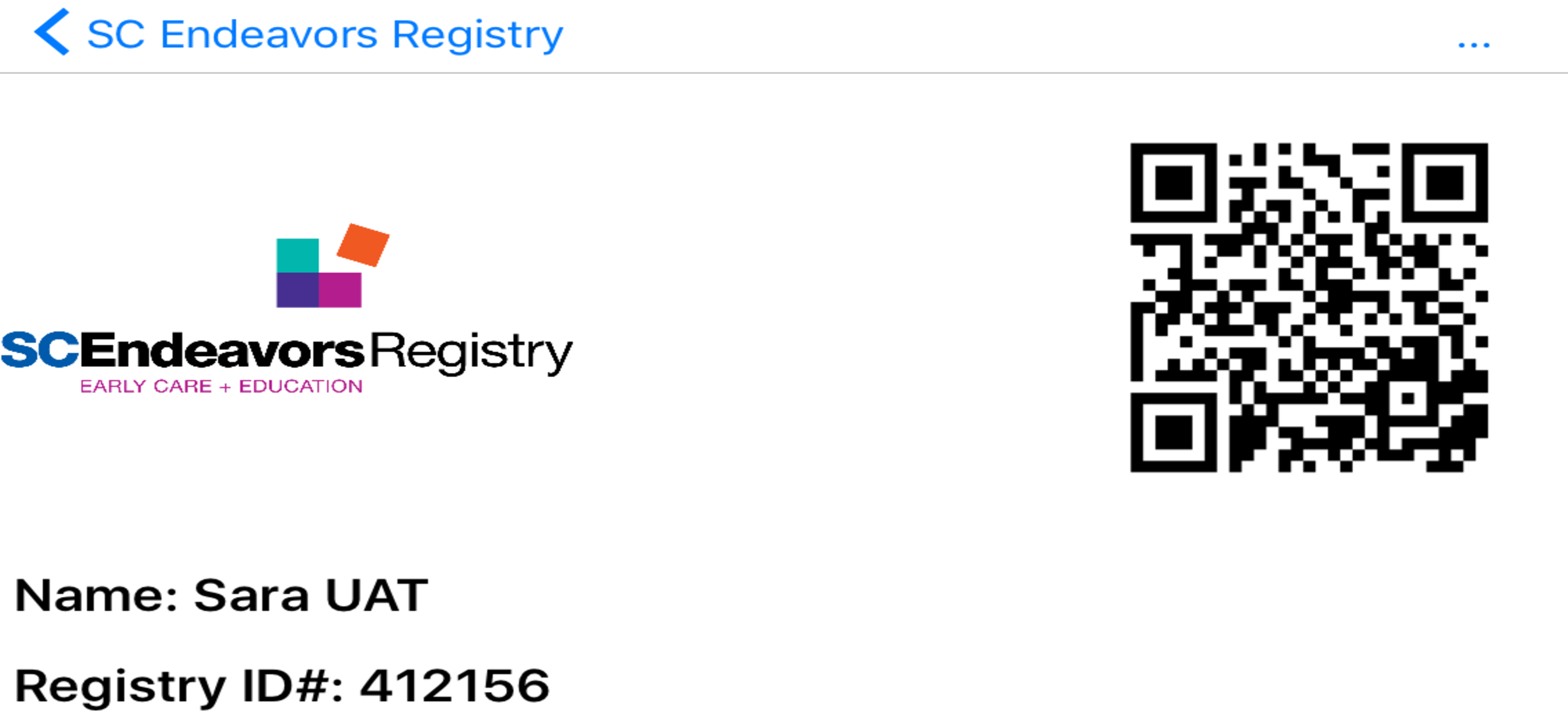 SC Endeavors Registry