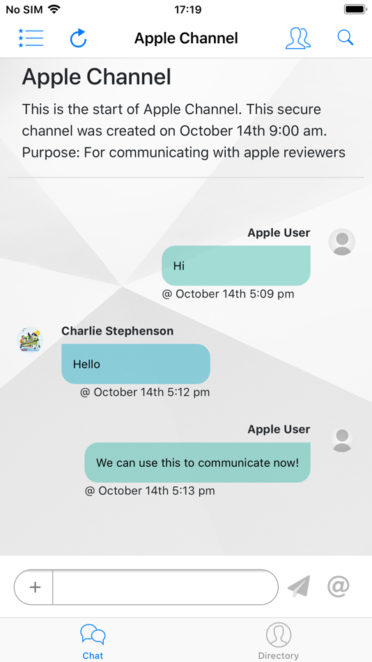 #4. Sentinel Chat Channels (iOS) 由: YUDU Ltd