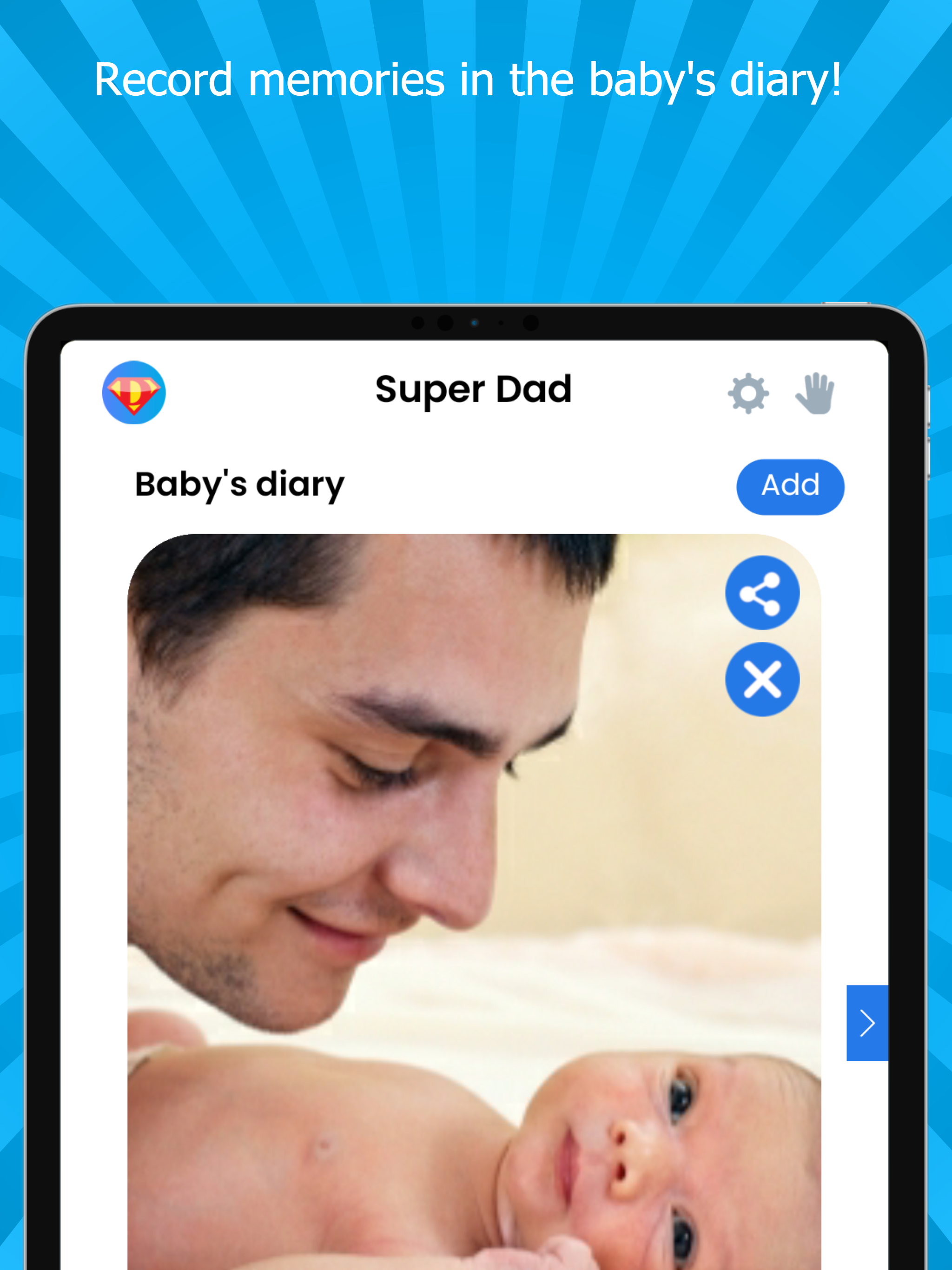 Super Dad - App for new dads