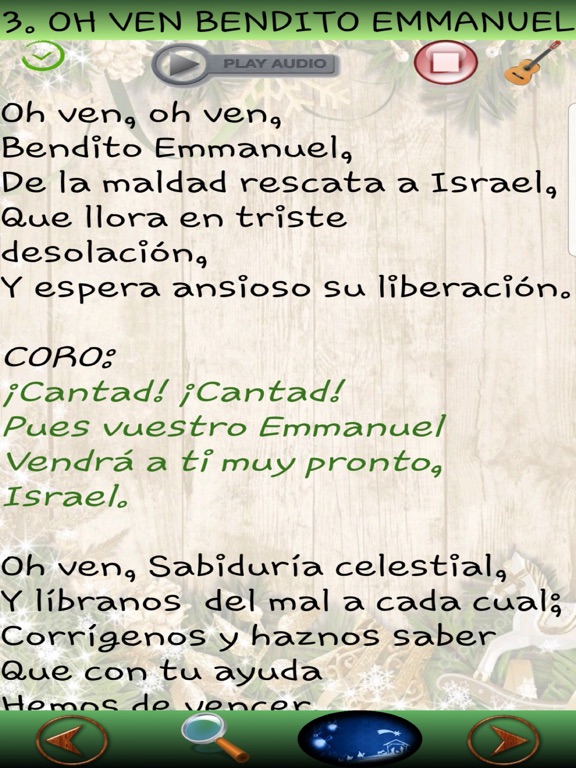 Cancionero Cristiano iPad screenshot