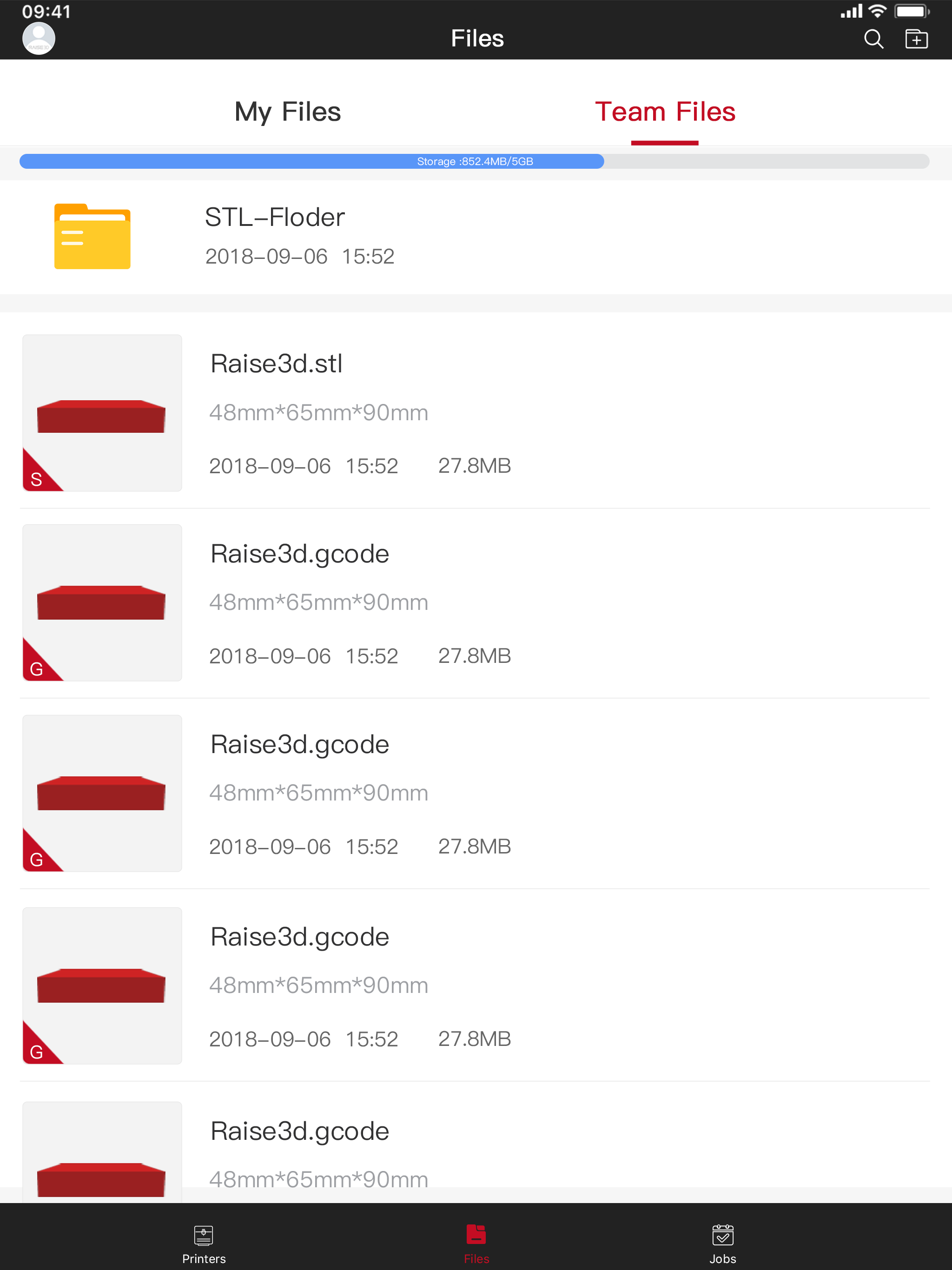 RaiseCloud-3DPrinting Platform
