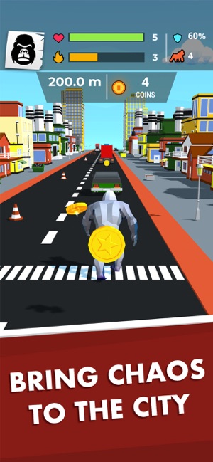 Kong Rage 3D - City Attack(圖1)-速報App