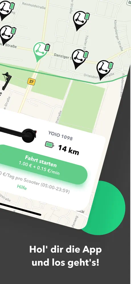 Yoio E-Scooter Sharing