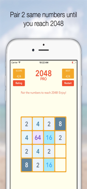 ‎2048 Tile Pairing PRO Screenshot