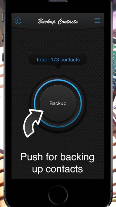 Backup Contacts ! Screenshot