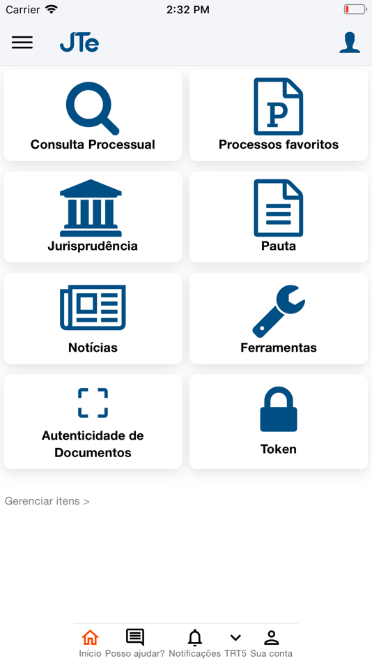 #1. JTe (iOS) 由: Tribunal Regional do Trabalho Da 5 A Regiao