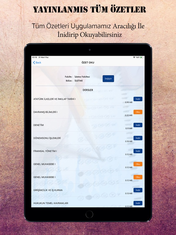 Screenshot #5 pour AÖF Çıkmış Sorular ve Özetler