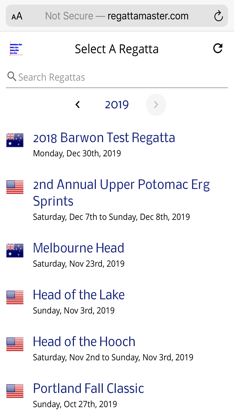 Regatta Master Mobile screenshot 2