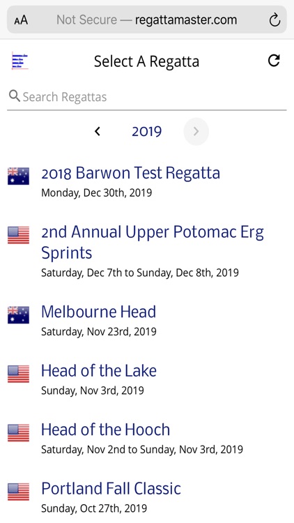 Regatta Master Mobile