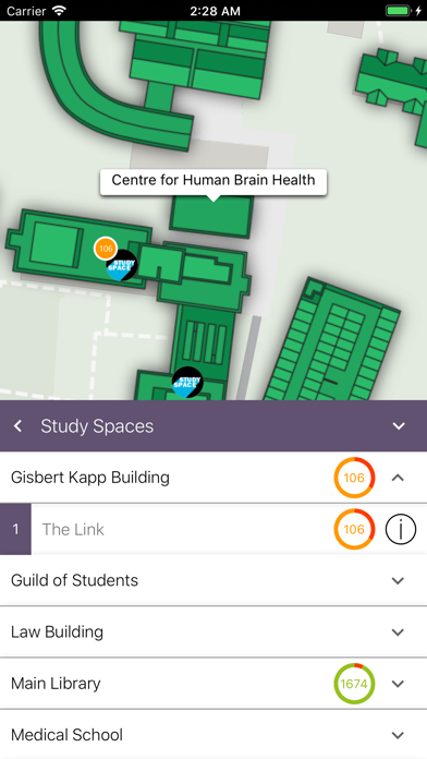 UoB Campus Map screenshot 4