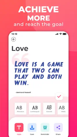 Game screenshot QuotesApp - Quotes Motivations apk