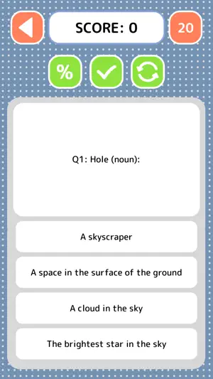 English Vocabulary Quiz - Game screenshot 3