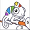 Follow the numbers and dive into a coloring meditation