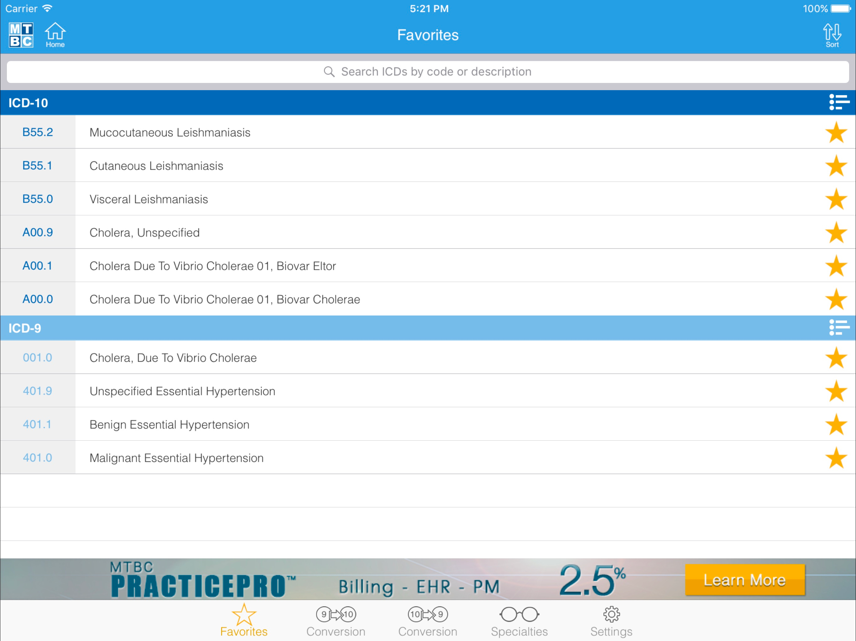 ICD 9-10