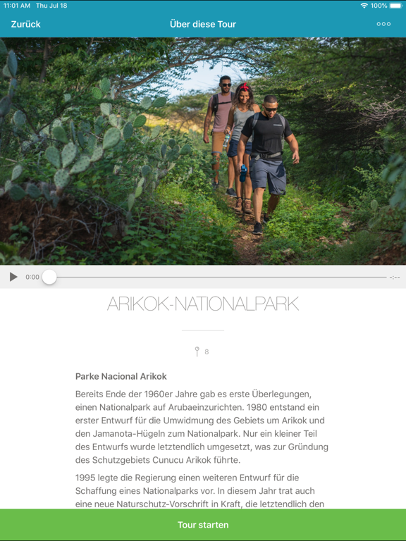 Aruba German Audio Tour iPad screenshot 4 - Travel app