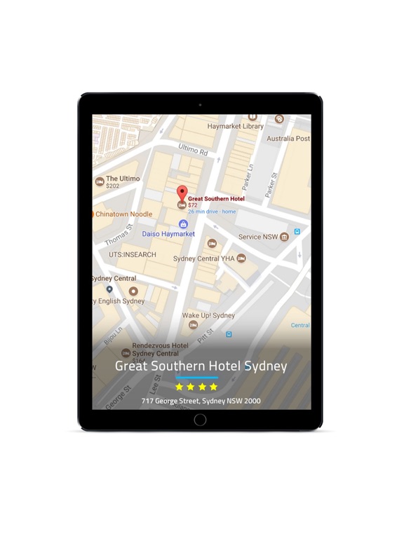The Great Southern Hotel iPad screenshot