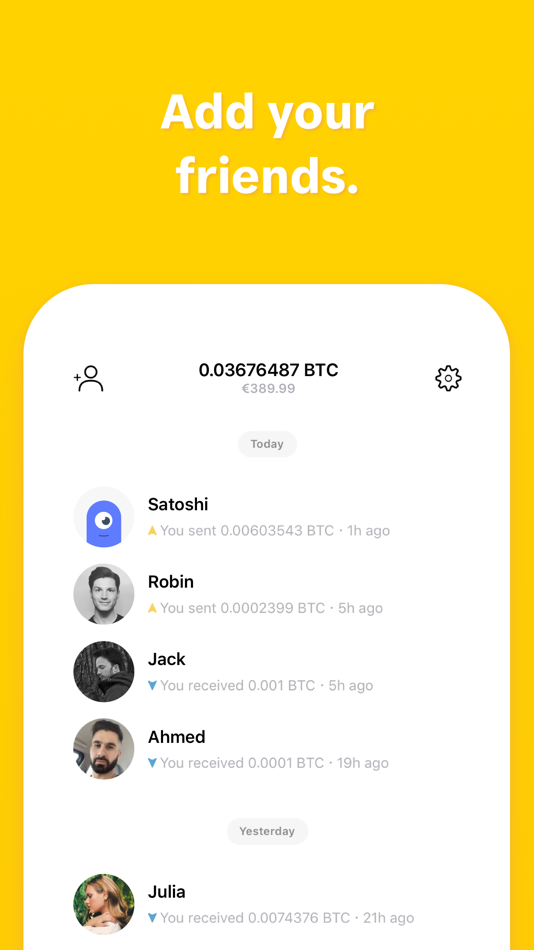 #1. Pine – Bitcoin Wallet (iOS) 由: Pine Enterprises AB