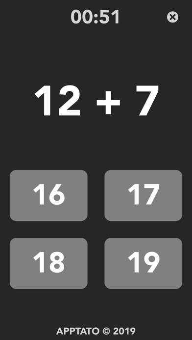Multiple Choice Math (Full Version) screenshot 1