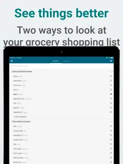 PivotList: Smart Grocery List iPad image 1
