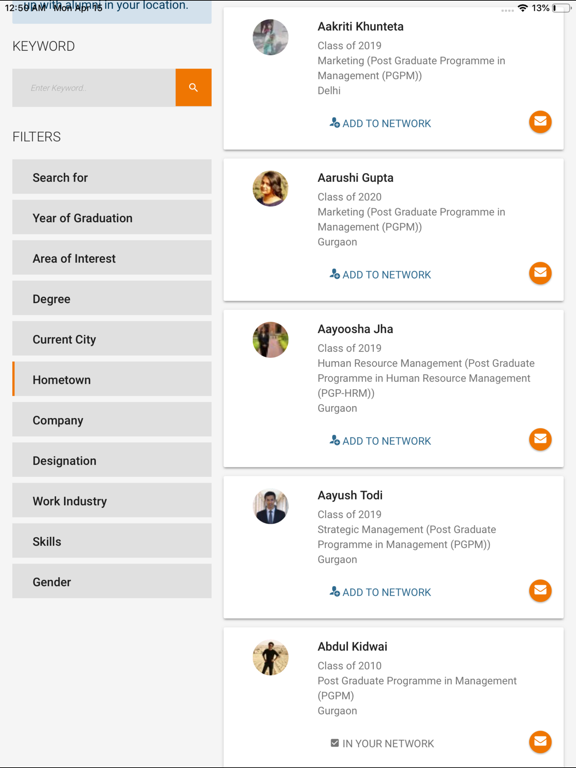 Screenshot #4 pour MDI Alumni