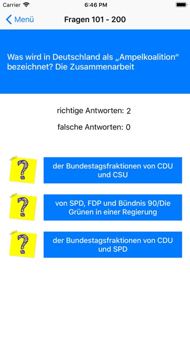 Leben in Deutschland Test 2023 screenshot 2